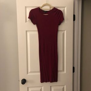 Forever 21 ribbed form fitting dress